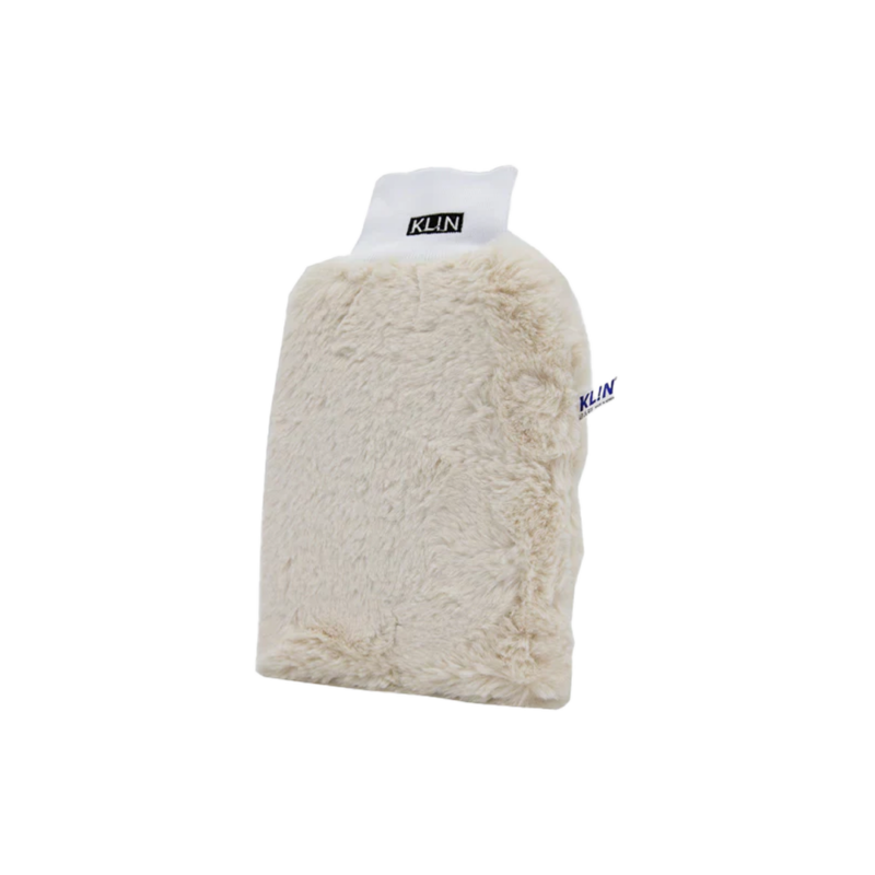 KLIN Softy HD Wash Mitt Ultra Yumuşak Uzun Tüylü Mikrofiber Araç Yıkama Eldiveni (Açık Bej) - 23x16 Cm